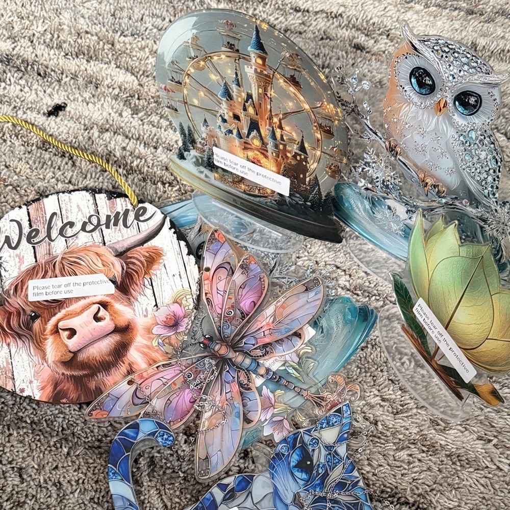 Decorative Animal and Fantasy Scene Accents